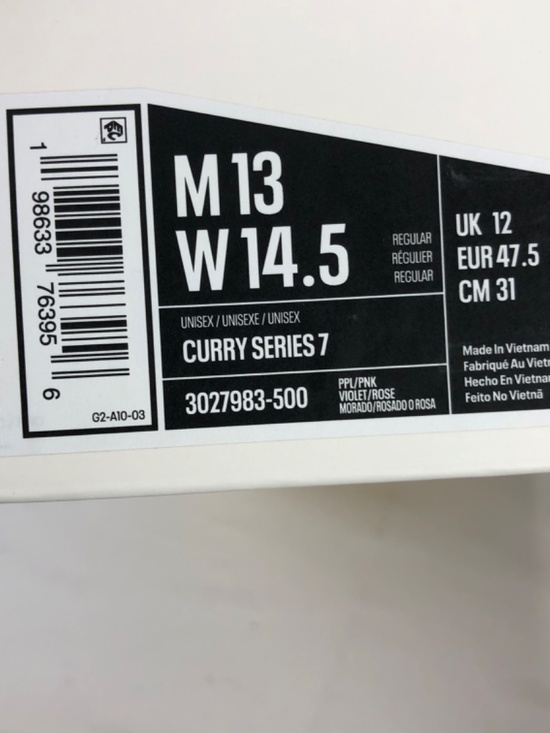 NIB Under Armour Steph Curry Series 7 Curry World Tour 3027983-500 Size 13 main image 13